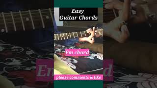 Easy Guitar Chords #shorts #chords #easy #viral #new #tutorial