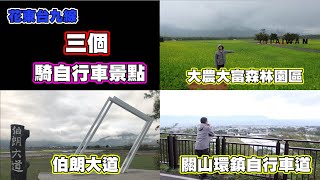 【帶你玩透透】EP.4 花東台九線三個騎自行車景點|大農大富森林園區|伯朗大道|關山環鎮自行車道