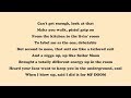 Anderson .Paak - Chosen One (Lyrics)