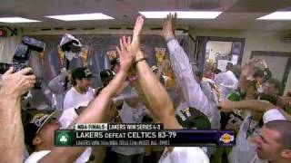 Lakers Let the Champagne Flow