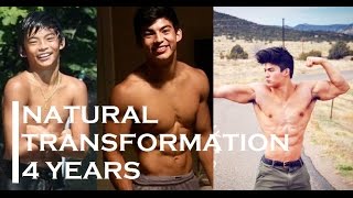 NATURAL TRANSFORMATION 4 YEARS  -  Aesthetic & Bodybuilding And Fitness Motivation