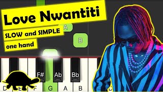 Ckay - Love Nwantiti - piano tutorial - slow easy