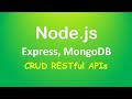Node.js, Express & MongoDb: Build a CRUD Rest Api example