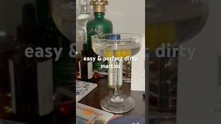 Easy \u0026 perfect dirty martini #martinis #recipe #drinkrecipes #drink #holidayparty #easyrecipe