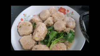 中国江西抚州——冻米肉丸的制作The Making of Frozen Rice Meatballs in Fuzhou, Jiangxi, China