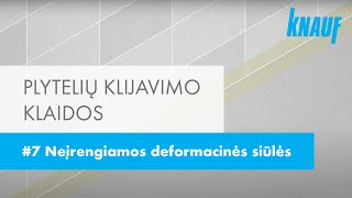 Plytelių klijavimo klaidos |  - #7 Neįrengiamos deformacinės siūlės