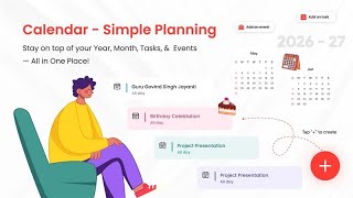 Calendar Stay Organized & Never Miss a Special Moment!