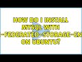 How do I install MySQL with with-federated-storage-engine on Ubuntu? (2 Solutions!!)