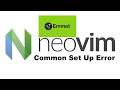 Common Neovim Emmet Set Up Error SOLVED!