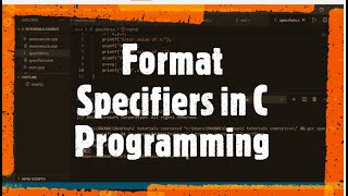C Programming tutorial for beginners Part 5| Format Specifier | Format specifier with example