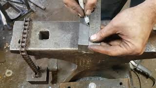 making a rounding hammer