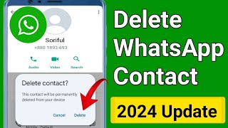 How to Delete WhatsApp Contact (2024 Update)। Remove WhatsApp Contact।WhatsApp Contact Delete
