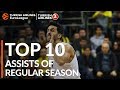 Turkish Airlines EuroLeague, Top 10 Assists of the Regular Season