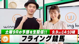 【フライング競馬】土曜9Rの予想を生配信｜9月9日（土）14:10頃〜 LIVE配信