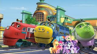 Wilson, Brewster and Koko meets The Mane 7