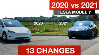 Tesla Model Y - 13 Things That Have Changed (2020 vs 2021)
