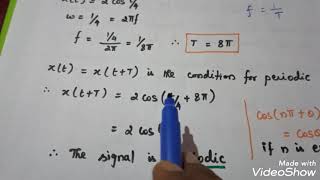 Periodic and Non periodic signals (Part 2) /CT Signal /Tamil