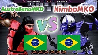 Ultimate Mortal Kombat 3 : AustralianoMKO  vs NimboMKO -  FT5  - 1080P/60FPS - 28.01.2025