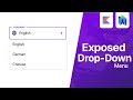 Exposed Drop-Down Menu - Forget about Spinner | Android Studio Tutorial