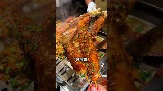 路邊攤吃鐵板章魚腿，喝現做的鮮果飲，爽歪歪了！ #streetfood #路边摊美味 #中國美食#街邊小吃 #streetfood