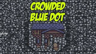 Crowded blue dot game (City building game)