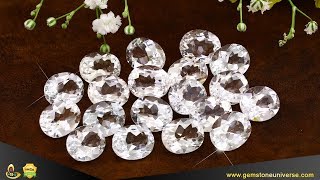 Buy White Topaz Online Venus Gemstone Gemstoneuniverse