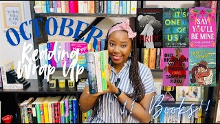 October Wrap Up, Let's talk about the 11 books I read last month !!!