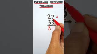 Perkalian Bersusun Puluhan #short