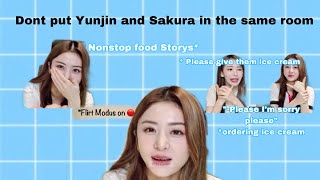 Dont put Yunjin and Sakura in the same room