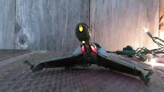 Vintage 1997 Hallmark Star Trek Klingon Bird of Prey Christmas Ornament