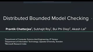 Session 5: Distributed Bounded Model Checking