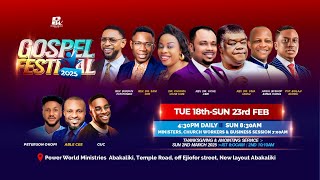 GOSPEL FESTIVAL GRAND FINALE 2025 || Sunday 23rd Feb . 2025 with REV. DR. UMA UKPAI