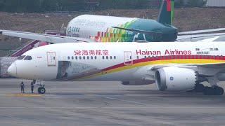 又在飞机上见到薛之谦 还有3架波音747深圳机场起降 | Shenzhen Airport Plane Spotting