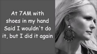Miranda Lambert ~ Vice (Lyrics)