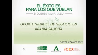 Webinario “Oportunidades en Arabia Saudí”