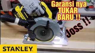 PEMULA WAJIB TAHU 4 TIPS MEMILIH CIRCULAR SAW !!-CIRCULAR SAW CORDLESS STANLEY SBC550M2K