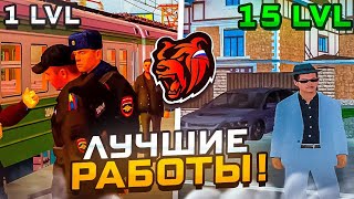 САМЫЕ ЛУЧШИЕ РАБОТЫ С 1 LVL ПО 18 LVL!🤑на BLACK RUSSIA RP (CRMP MOBILE)