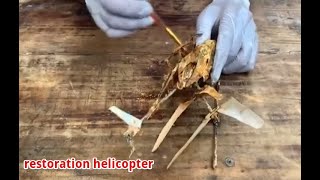 Abandoned Returning Rusty Helicopter | Restore Restored Restoration