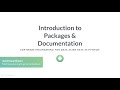 Python Tutorial: Introduction to packages & documentation