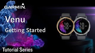 Tutorial - Venu : Getting Started