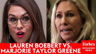 NEW: Marjorie Taylor Greene Attacks Lauren Boebert On Twitter, Sets Off 'Incendiary Spat'