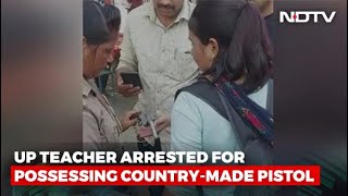 Viral : Country-Made Pistol Found On Teacher In UP After Tip-Off