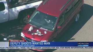 Undercover deputy shoots wanted suspect in SE Portland
