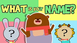 What Is Your Name? ♫ | Greetings Song | Wormhole Learning - Songs For Kids