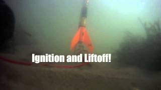 Underwater Model Rocket Launch