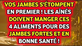 Les jambes faiblissent en premier ! Les seniors doivent consommer ces 4 superaliments !