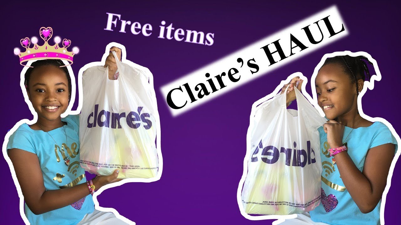 Claires Haul Youtube