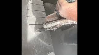 Cutting sandstone