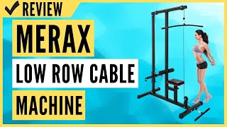 Merax LAT Pulldown and Low Row Cable Machine for Home Gym Fitness Training Review