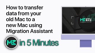 How to transfer data from your old Mac to a new Mac using Migration Assistant 💻➡️💻